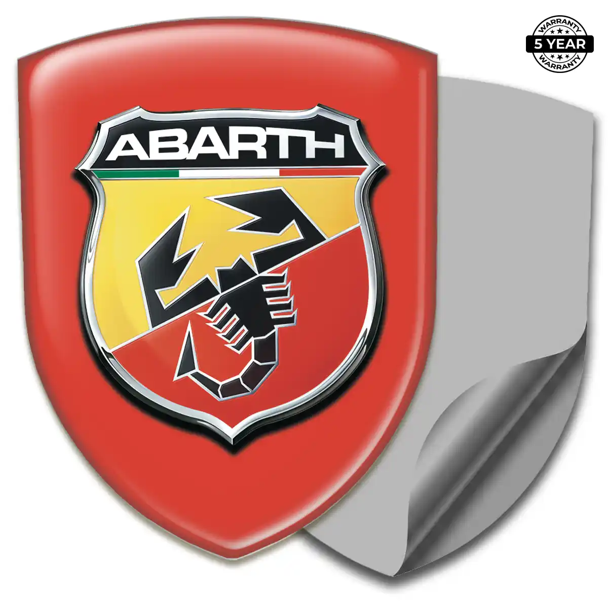 Abarth Automotive Emblem Sticker Elite Finish