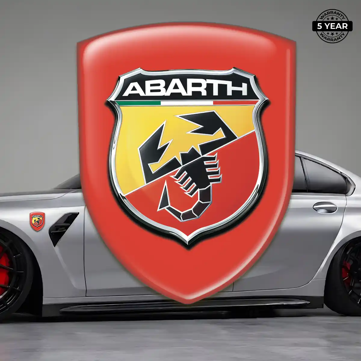 Abarth Automotive Emblem Sticker Elite Finish