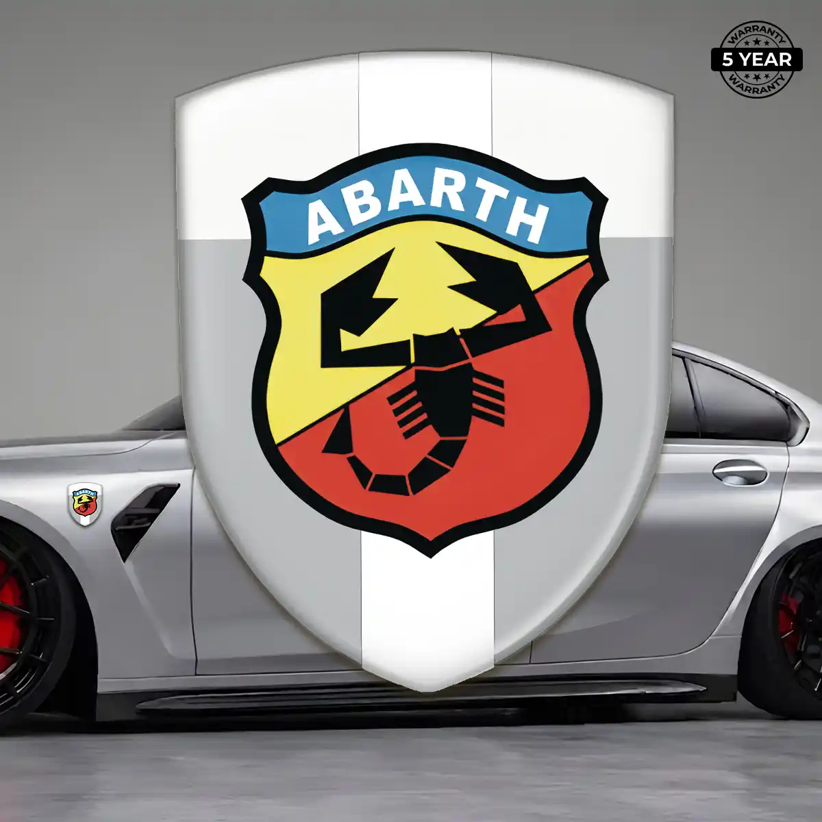 Abarth Automotive Emblem Sticker Exclusive Series