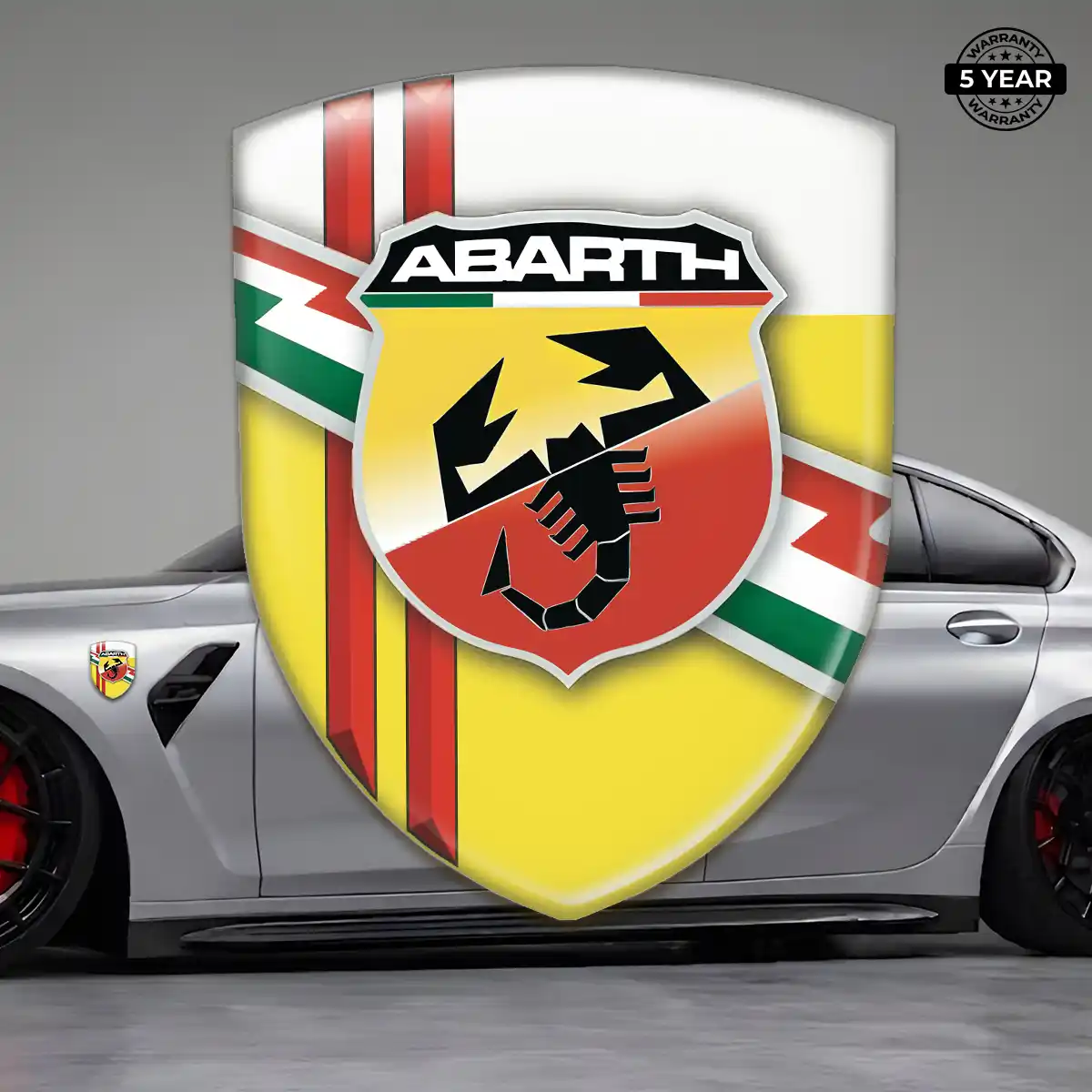 Abarth Automotive Emblem Sticker Exterior Luxe