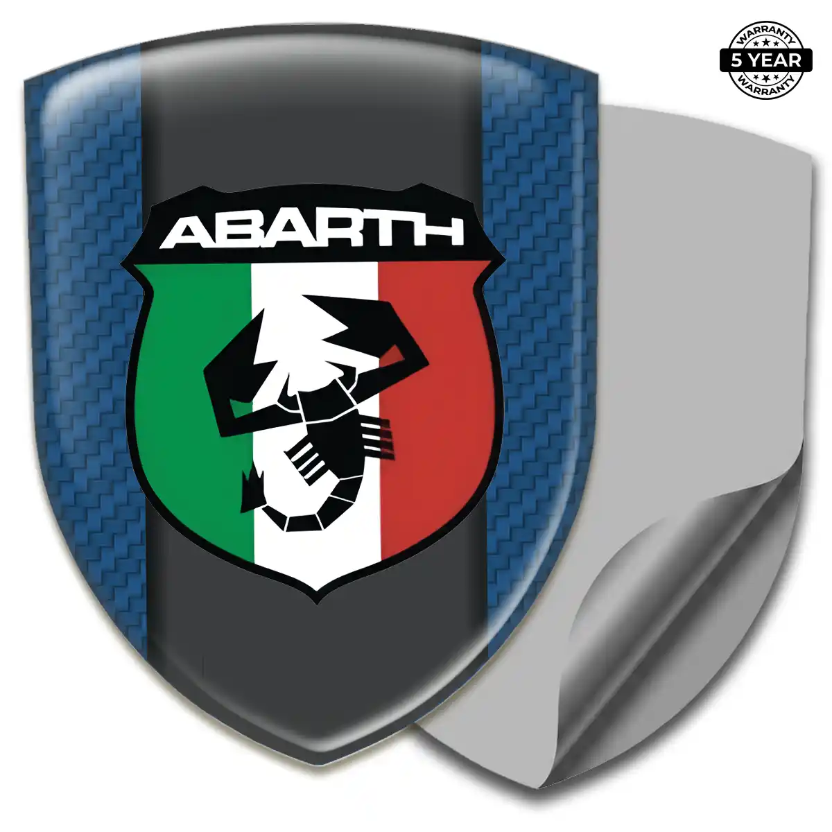 Abarth Automotive Emblem Sticker Interior Luxe