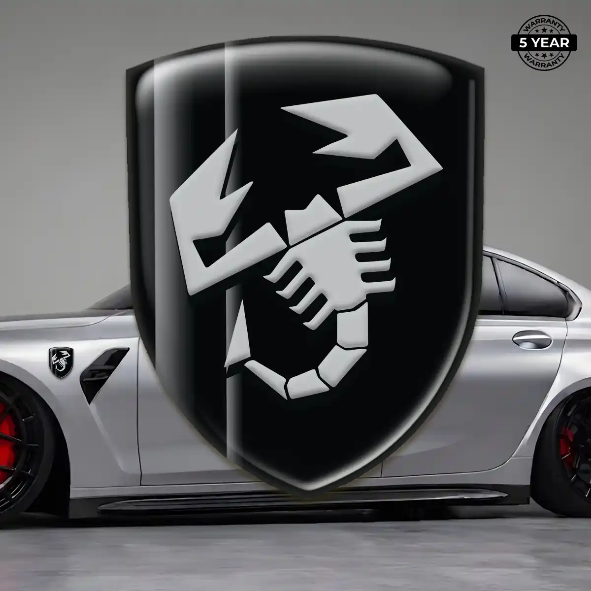 Abarth Automotive Emblem Sticker Noble Edition