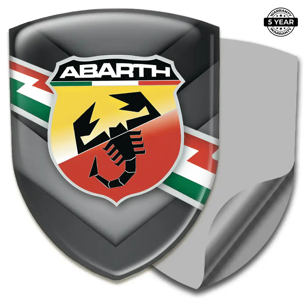 Abarth Automotive Emblem Sticker Performance Style