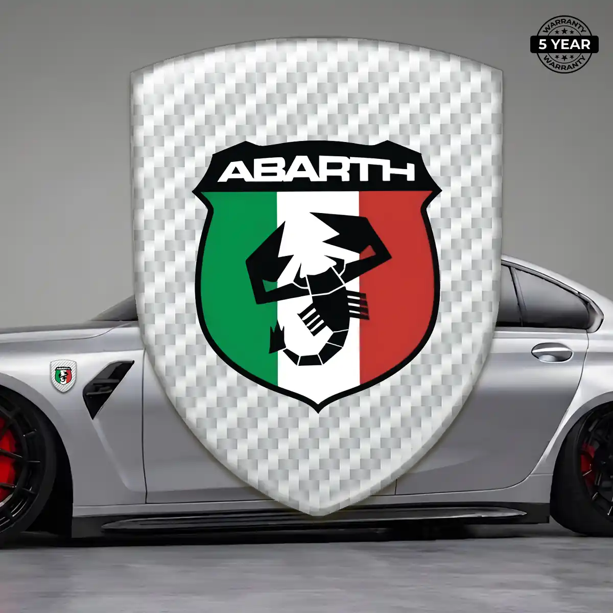 Abarth Automotive Emblem Sticker Prime Quality