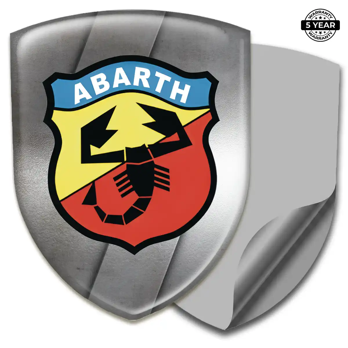 Abarth Automotive Emblem Sticker Resin Elite