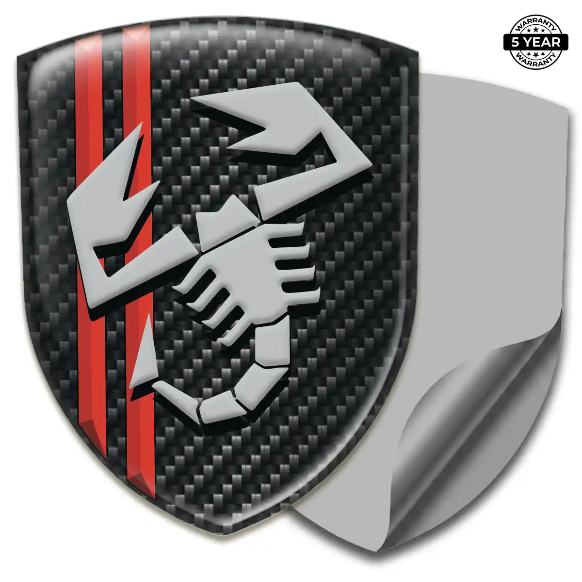 Abarth Automotive Emblem Sticker Signature Grade