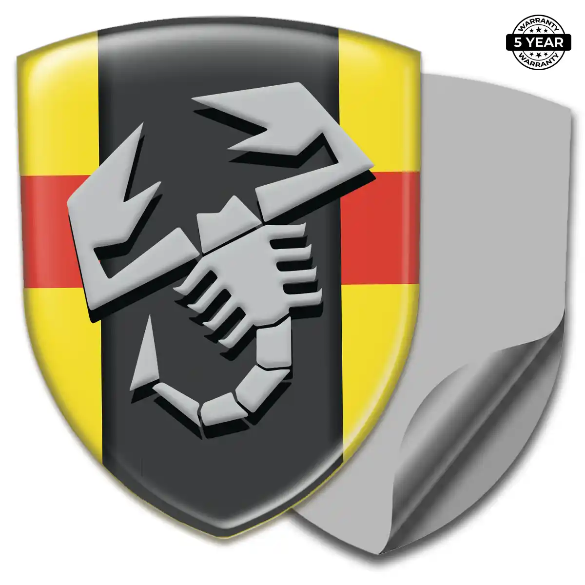 Abarth Automotive Emblem Sticker Street Tuning