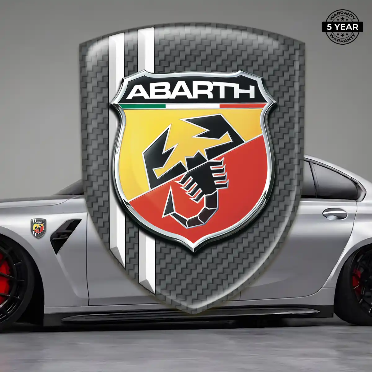 Abarth Automotive Logo Sticker Auto Tuning
