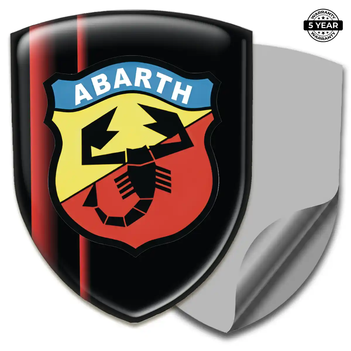 Abarth Automotive Logo Sticker Elite Edition
