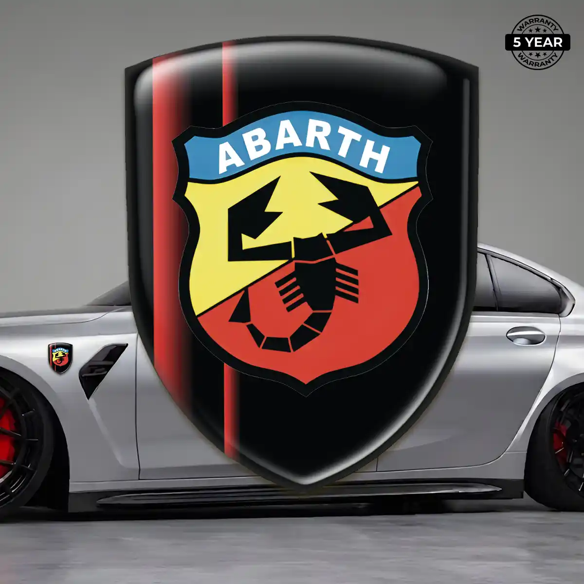 Abarth Automotive Logo Sticker Elite Edition