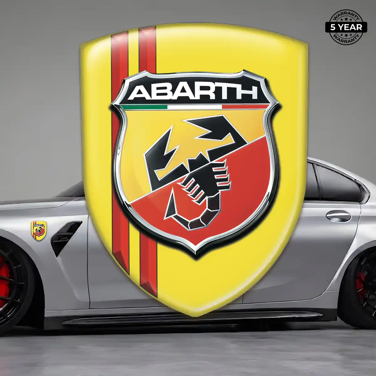 Abarth Automotive Logo Sticker Exterior Luxe