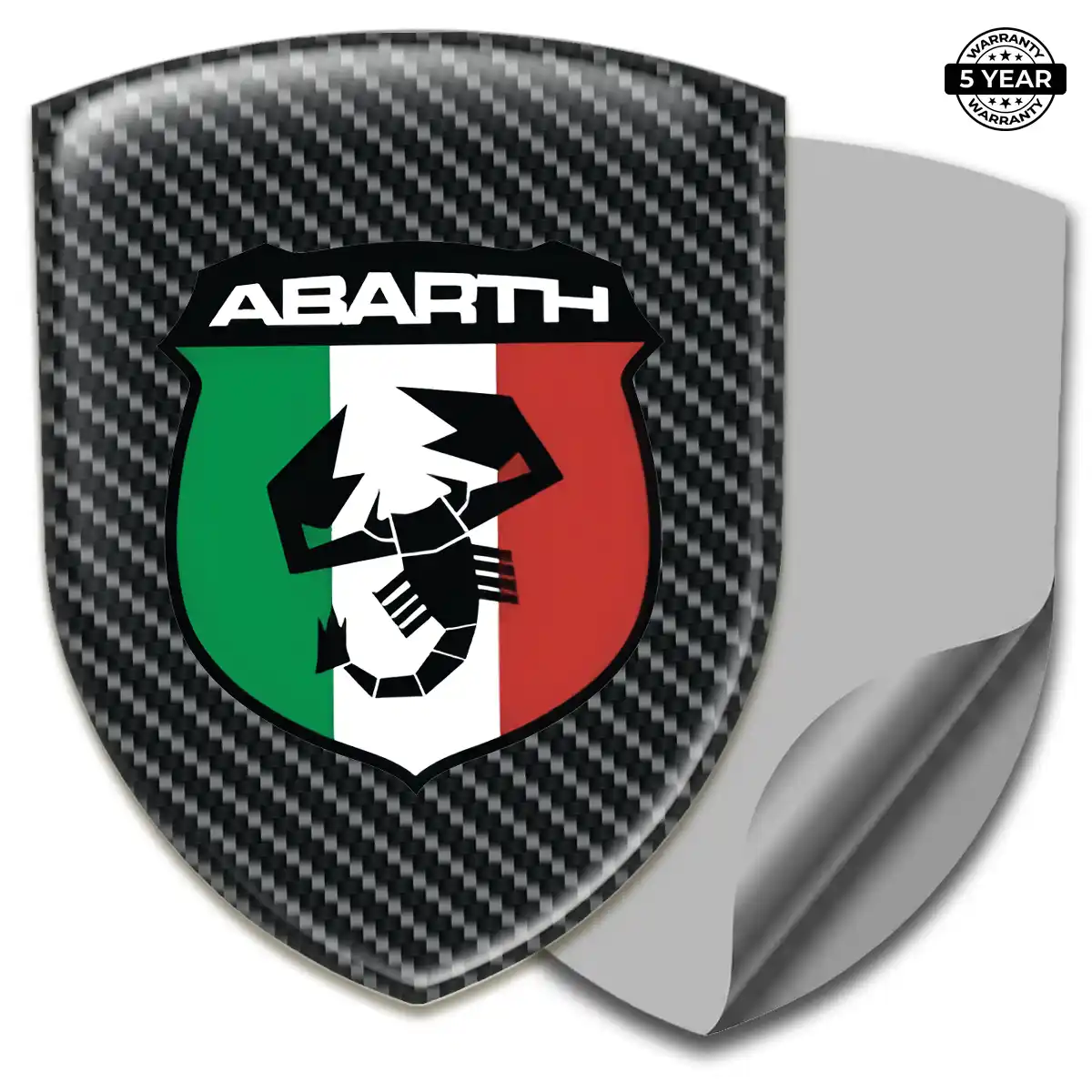 Abarth Automotive Logo Sticker Interior Luxe