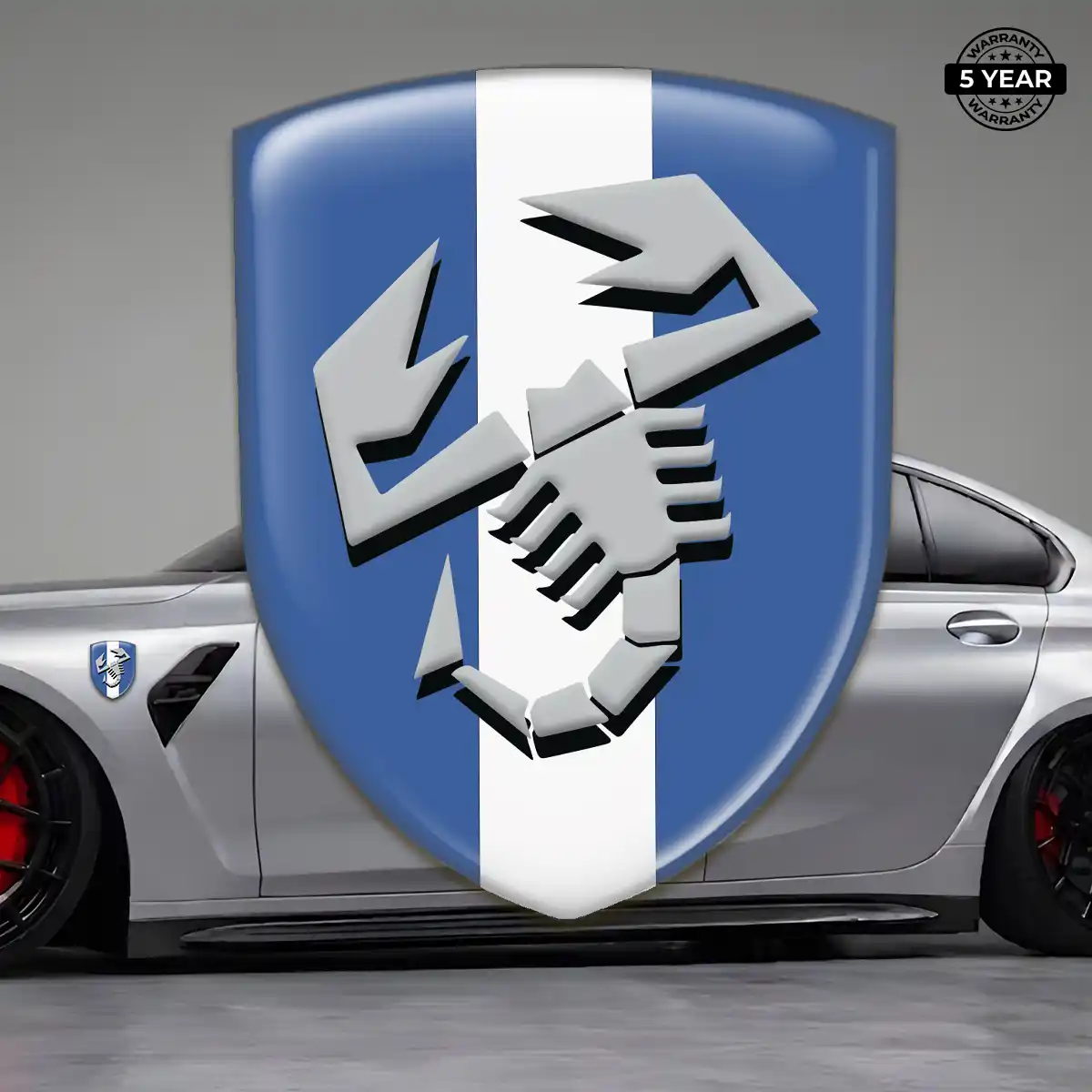 Abarth Automotive Logo Sticker Noble Edition
