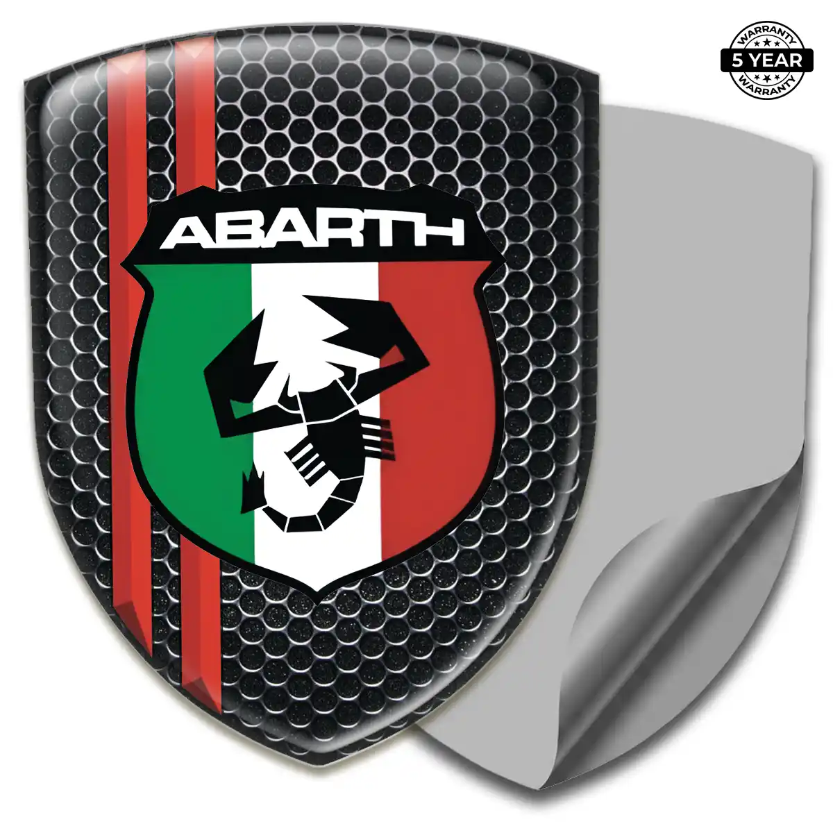 Abarth Automotive Logo Sticker Opulent Line