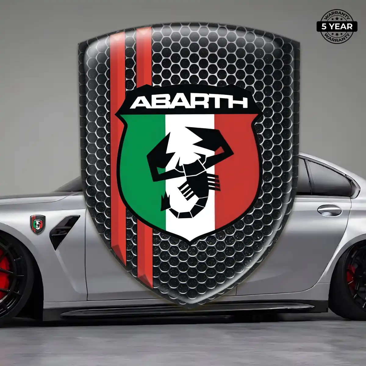 Abarth Automotive Logo Sticker Opulent Line