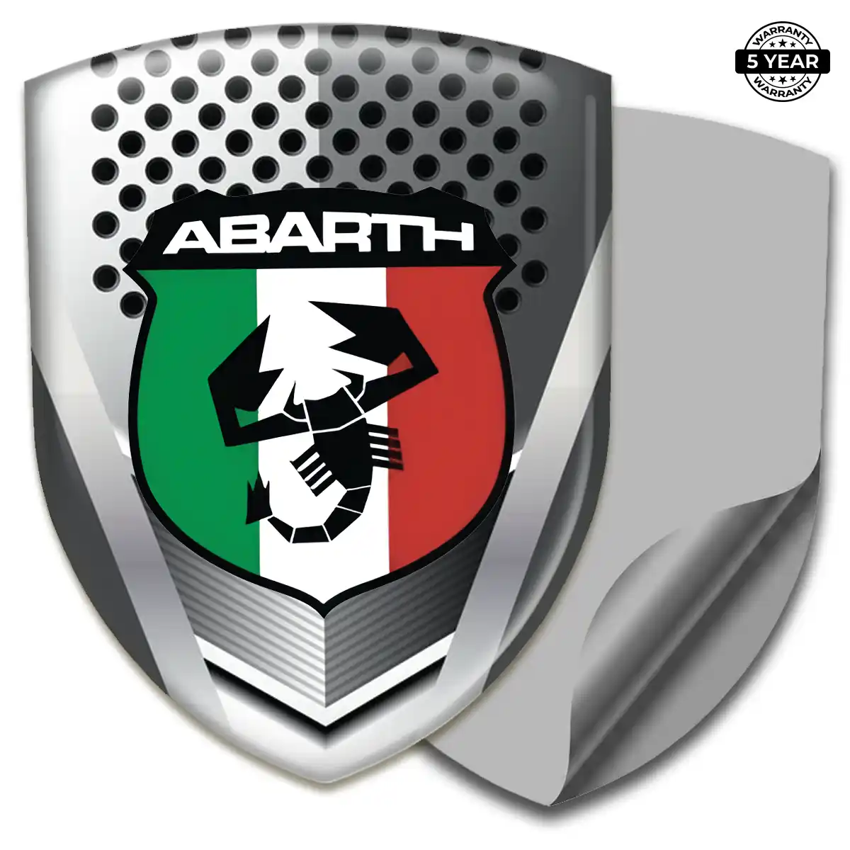Abarth Automotive Logo Sticker Outer Style