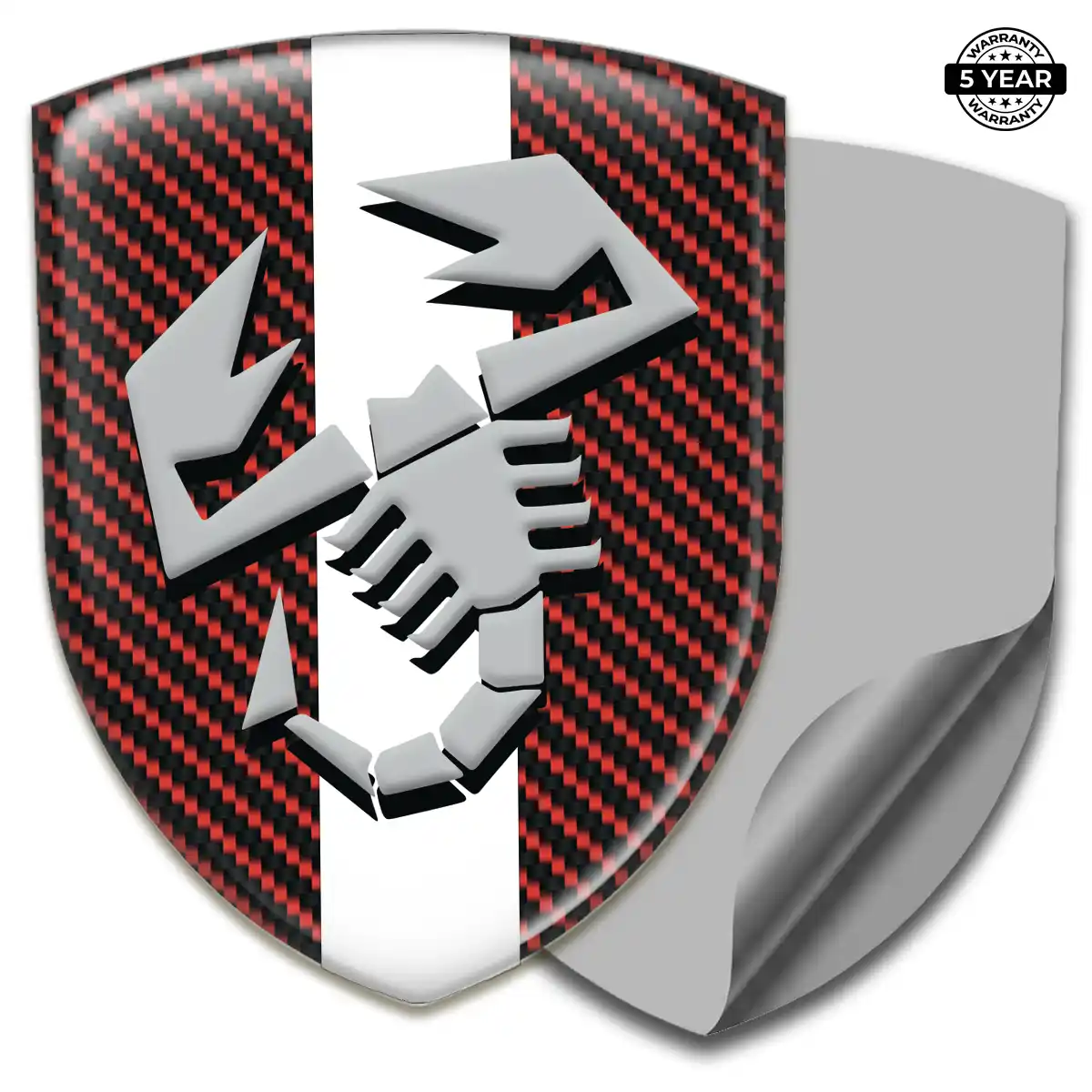 Abarth Automotive Logo Sticker Performance Style