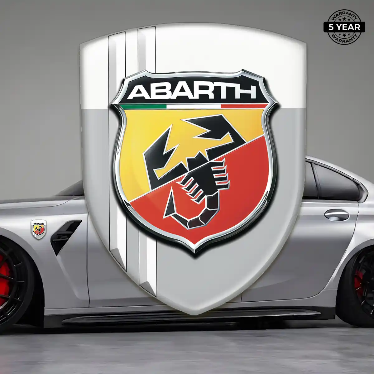 Abarth Automotive Logo Sticker Prestige Line