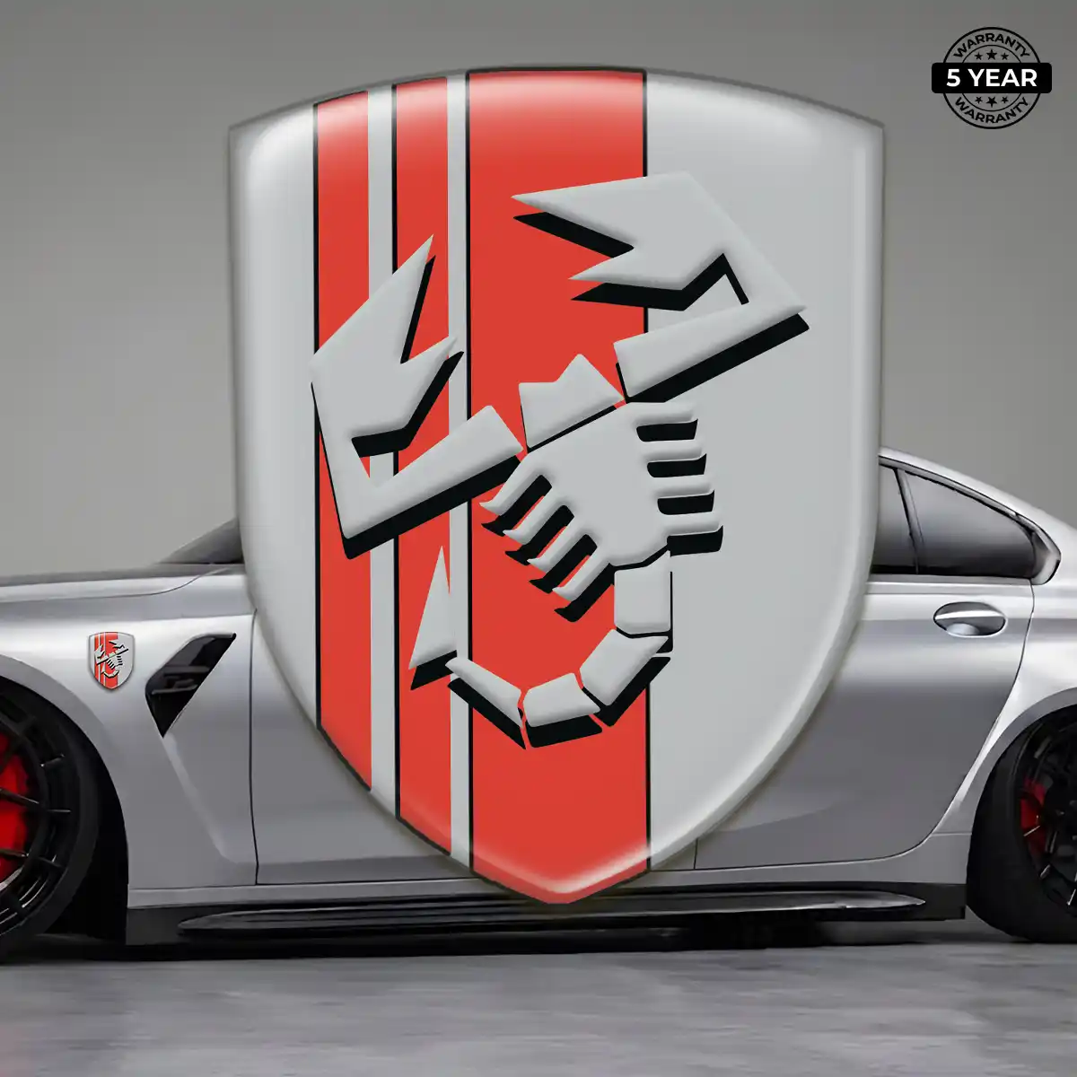 Abarth Automotive Logo Sticker Prime Quality