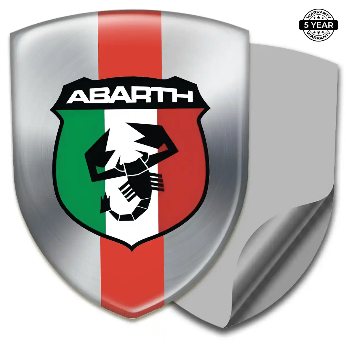 Abarth Automotive Logo Sticker Signature Grade