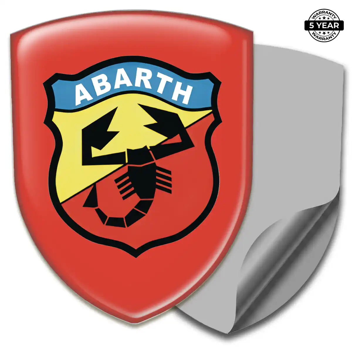 Abarth Automotive Logo Sticker Sleek Style