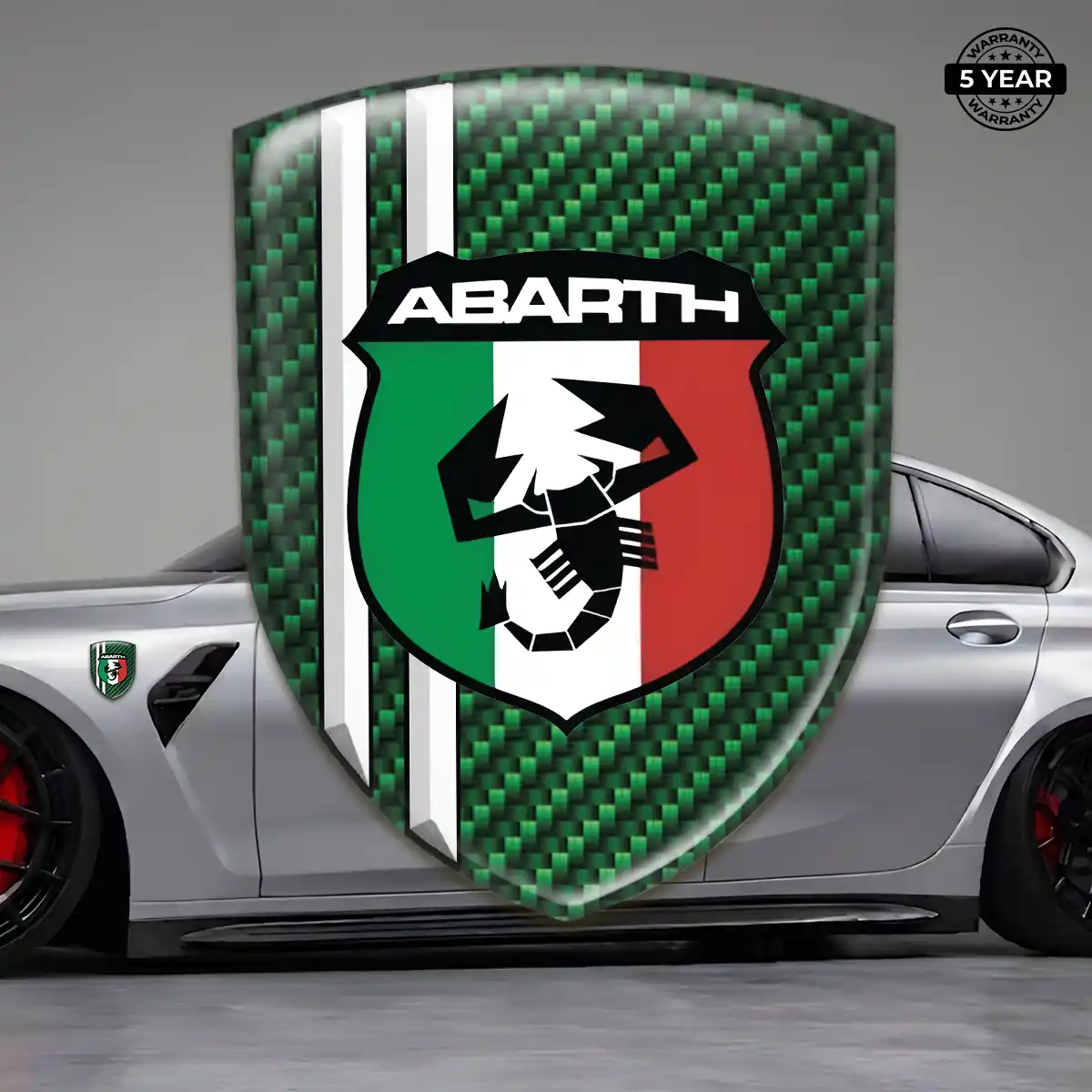 Abarth Automotive Logo Sticker Sport Tuning