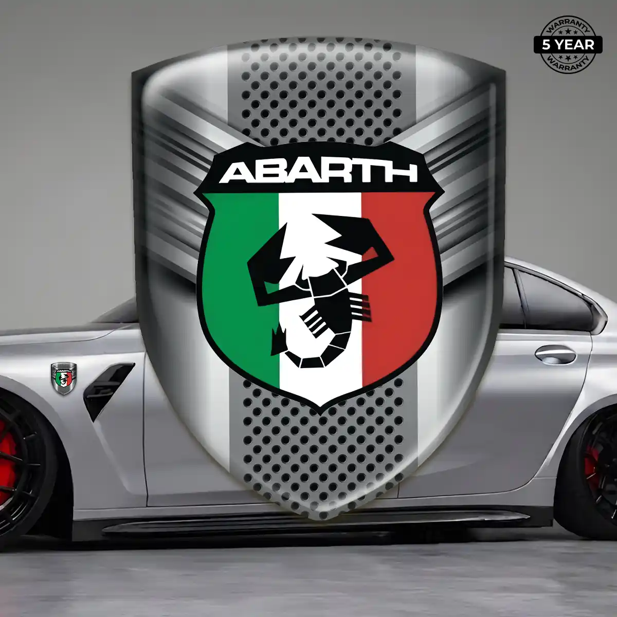 Abarth Automotive Logo Sticker Street Tuning