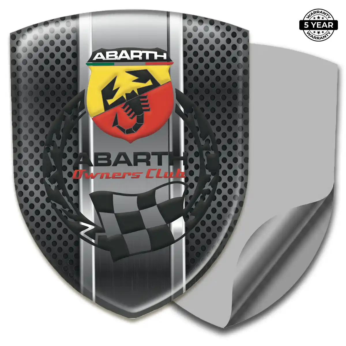 Abarth Automotive Logo Sticker Superior Craft