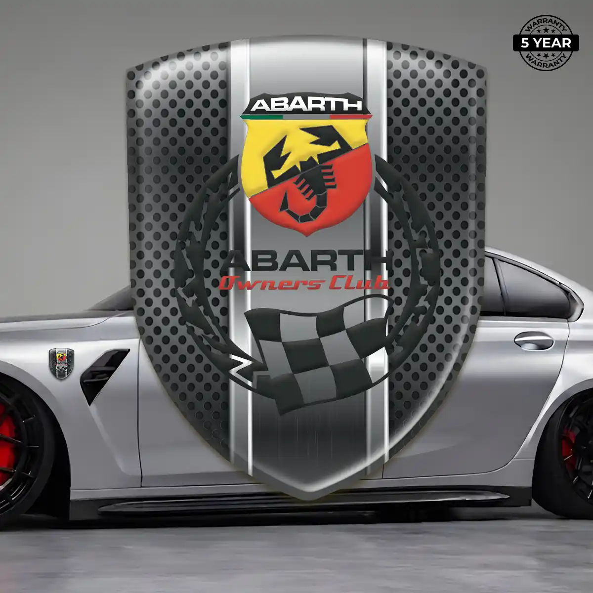 Abarth Automotive Logo Sticker Superior Craft