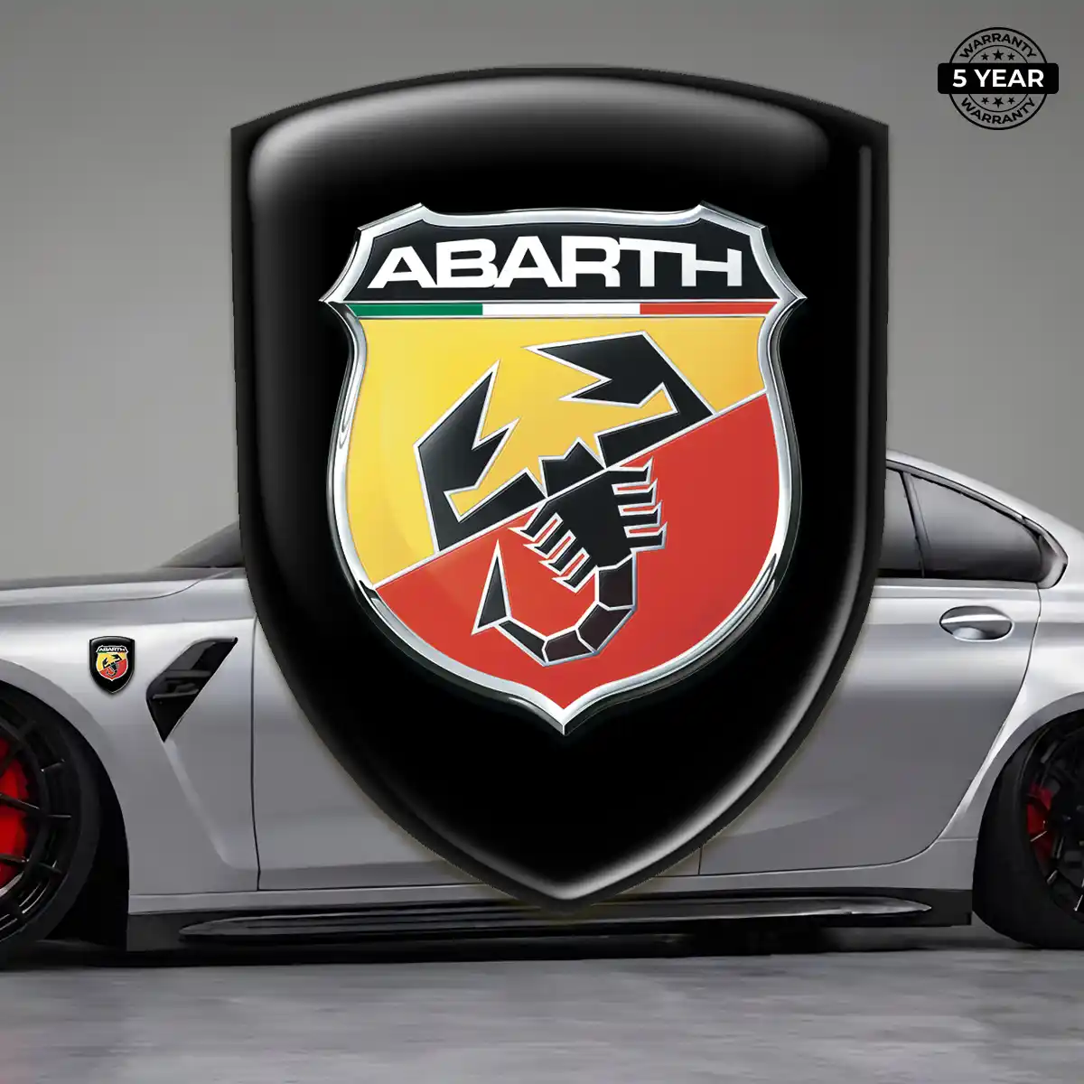 Abarth Automotive Resin Decal Cabin Style