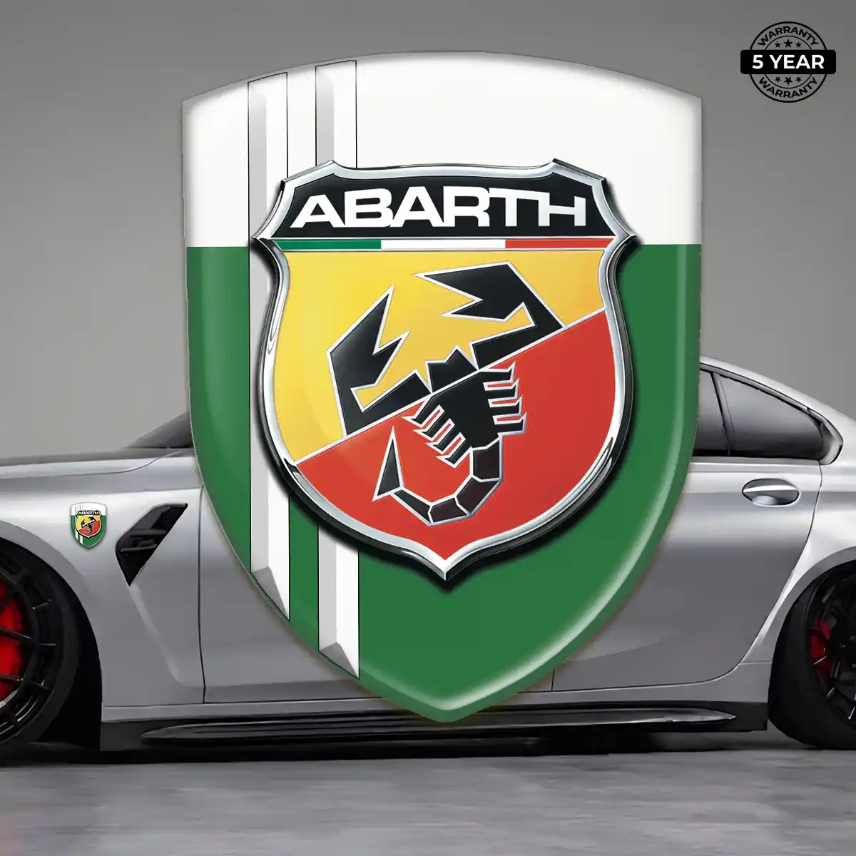 Abarth Automotive Resin Decal Elite Finish