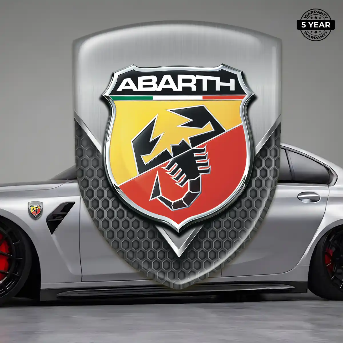 Abarth Automotive Resin Decal Exterior Luxe