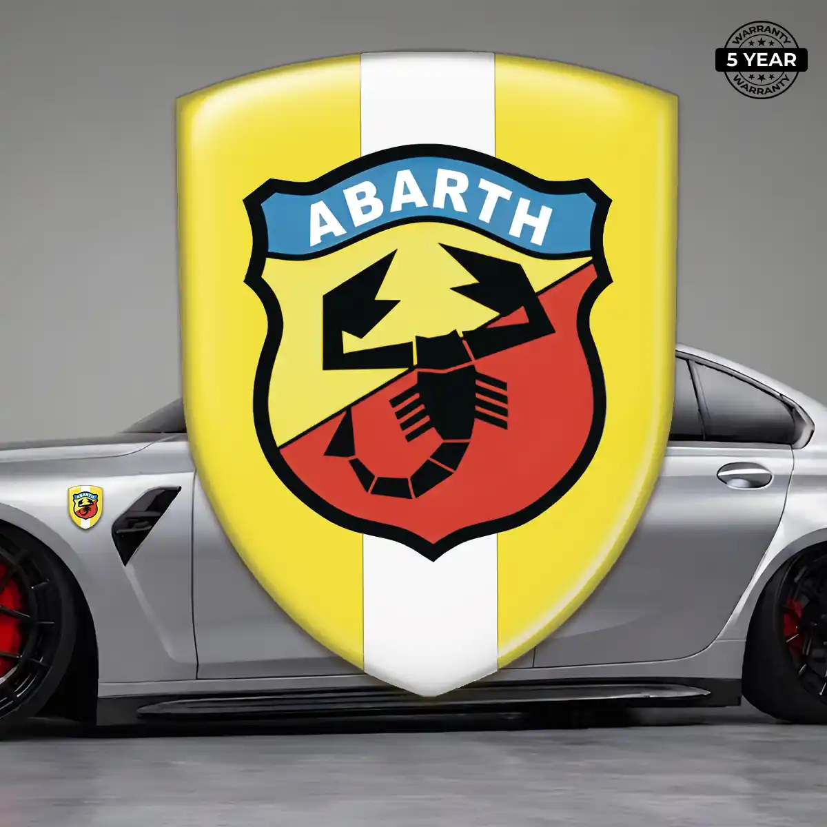 Abarth Automotive Resin Decal Interior Luxe