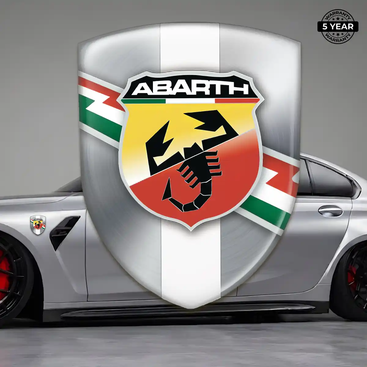 Abarth Automotive Resin Decal Opulent Line
