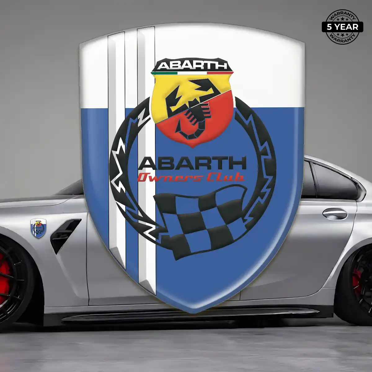 Abarth Automotive Resin Decal Prestige Line
