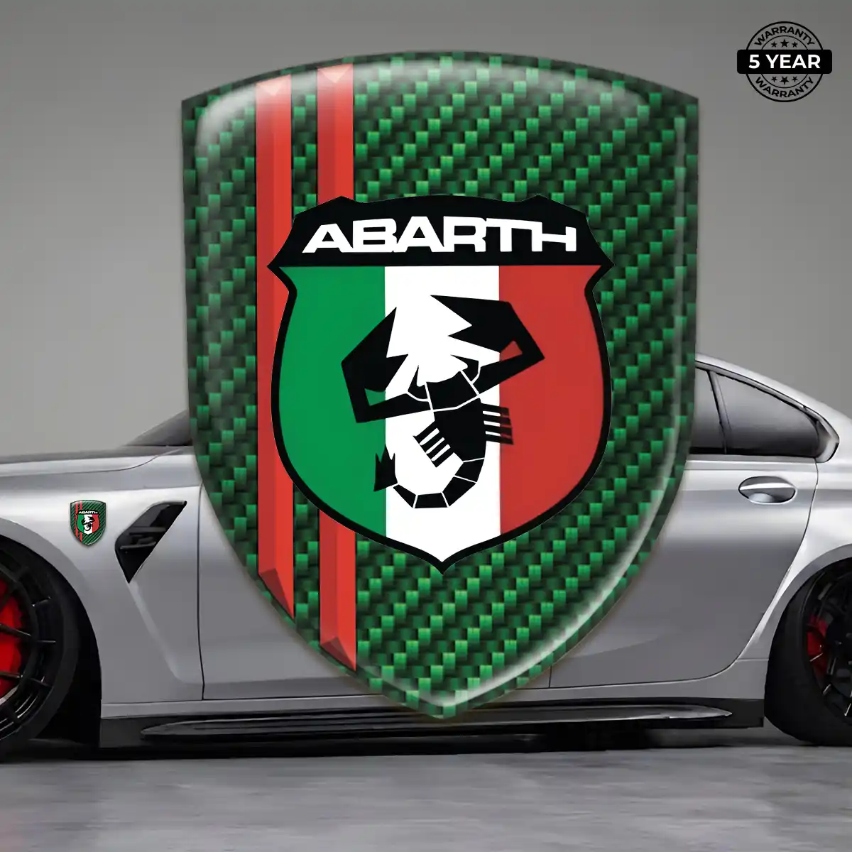 Abarth Automotive Resin Decal Signature Grade