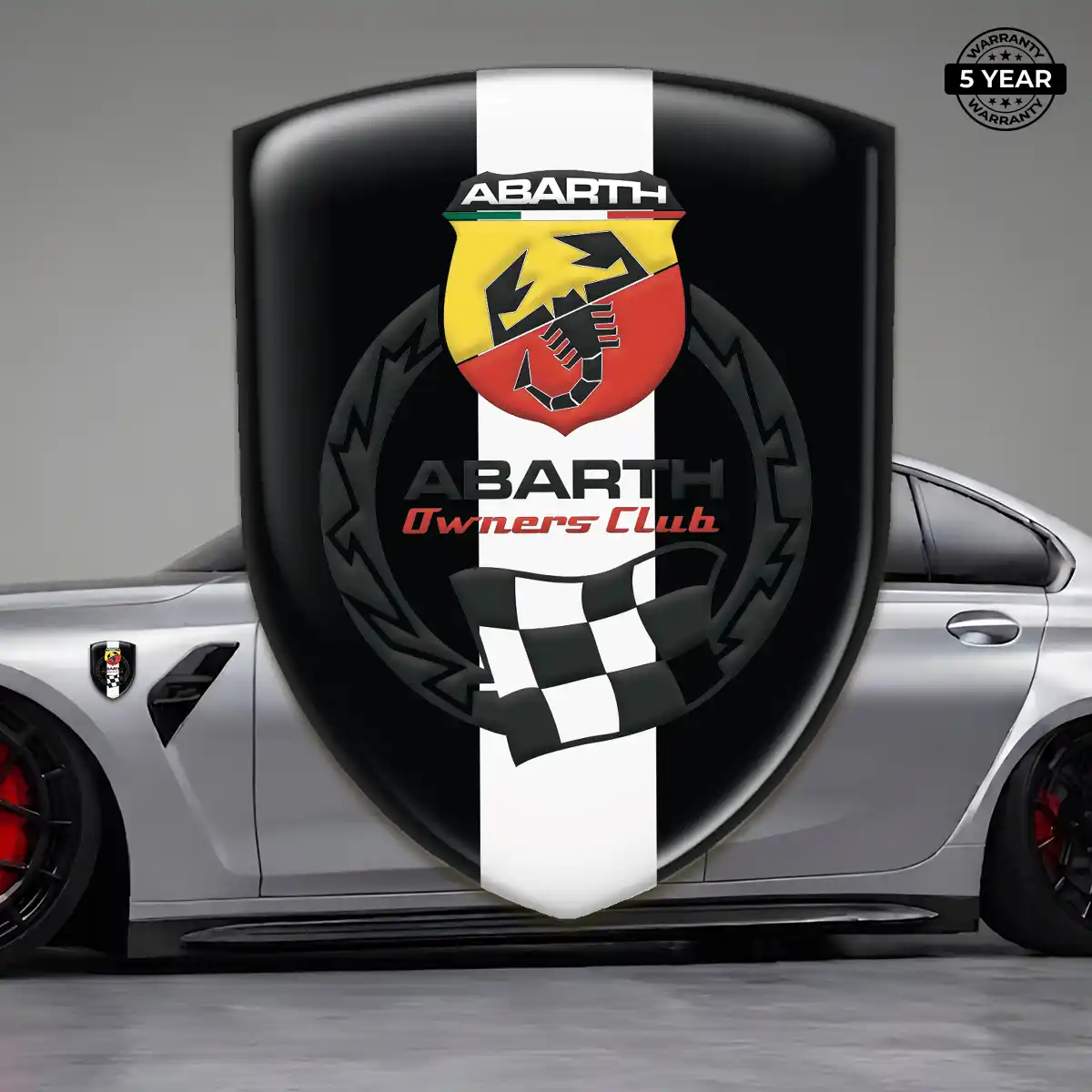 Abarth Badge Elite Finish