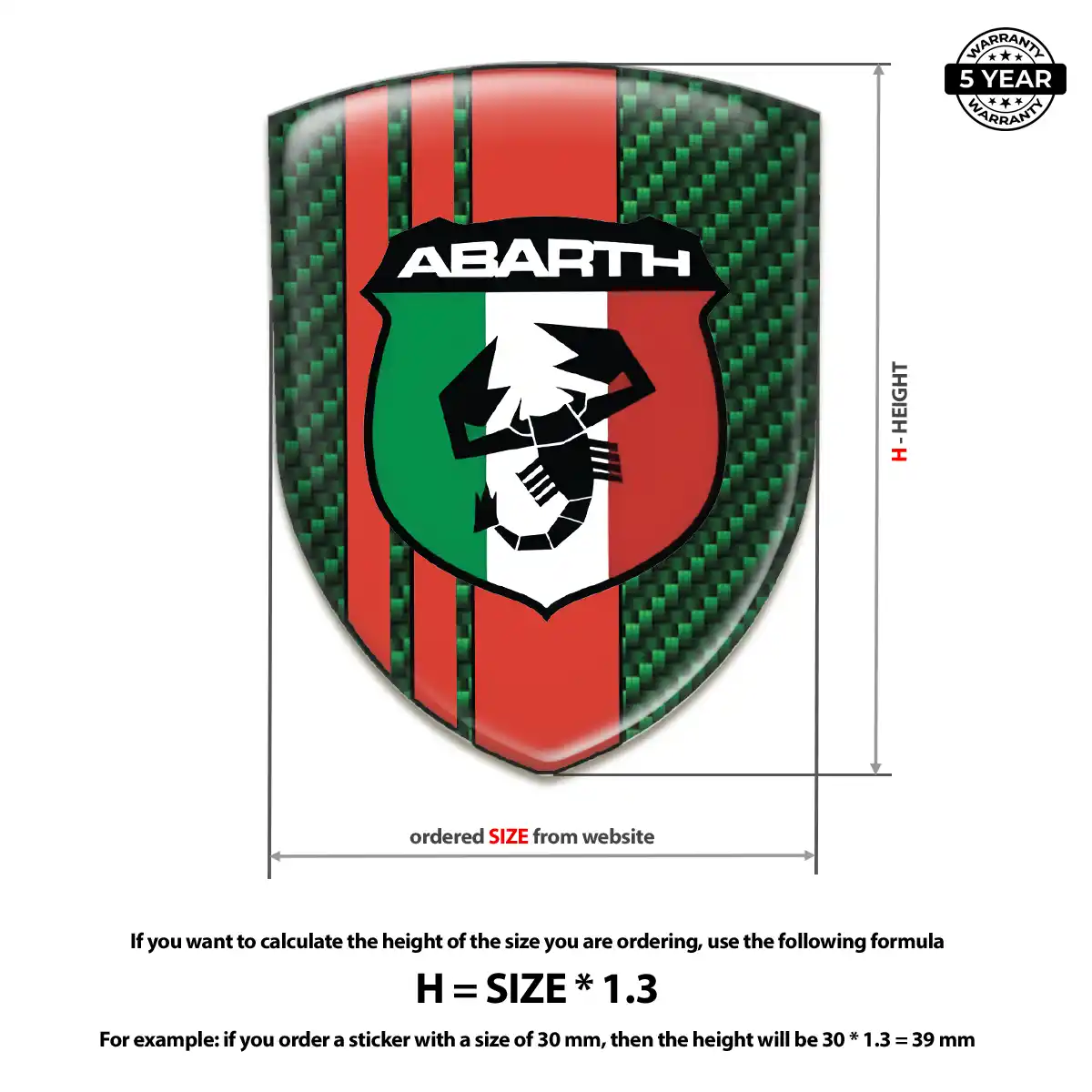 Abarth Badge Interior Elegance