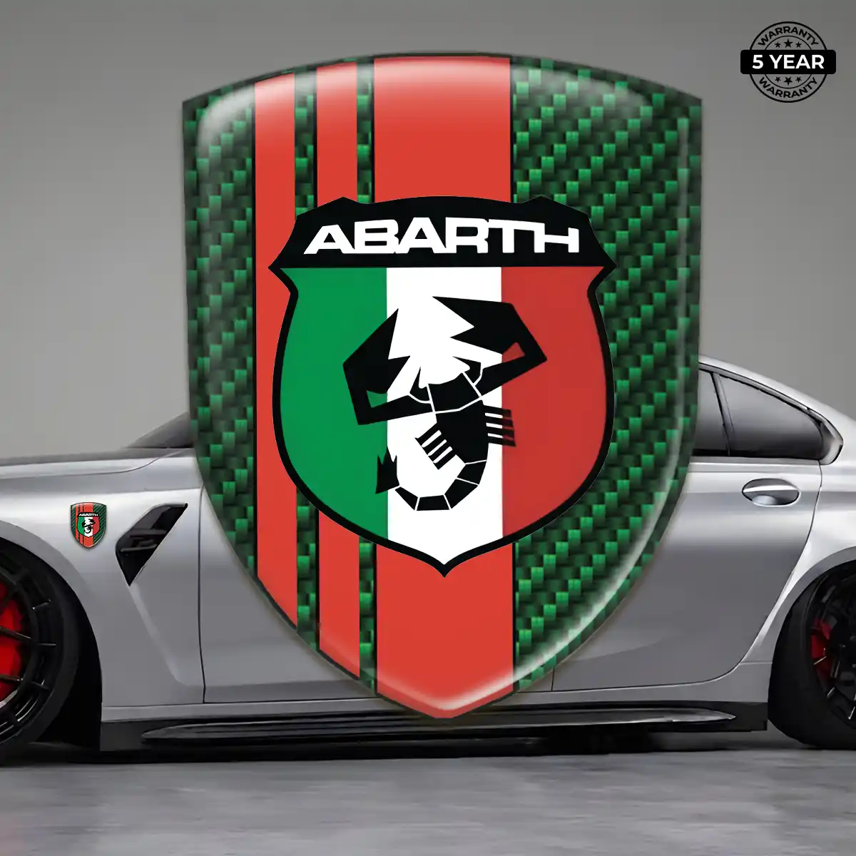 Abarth Badge Interior Elegance