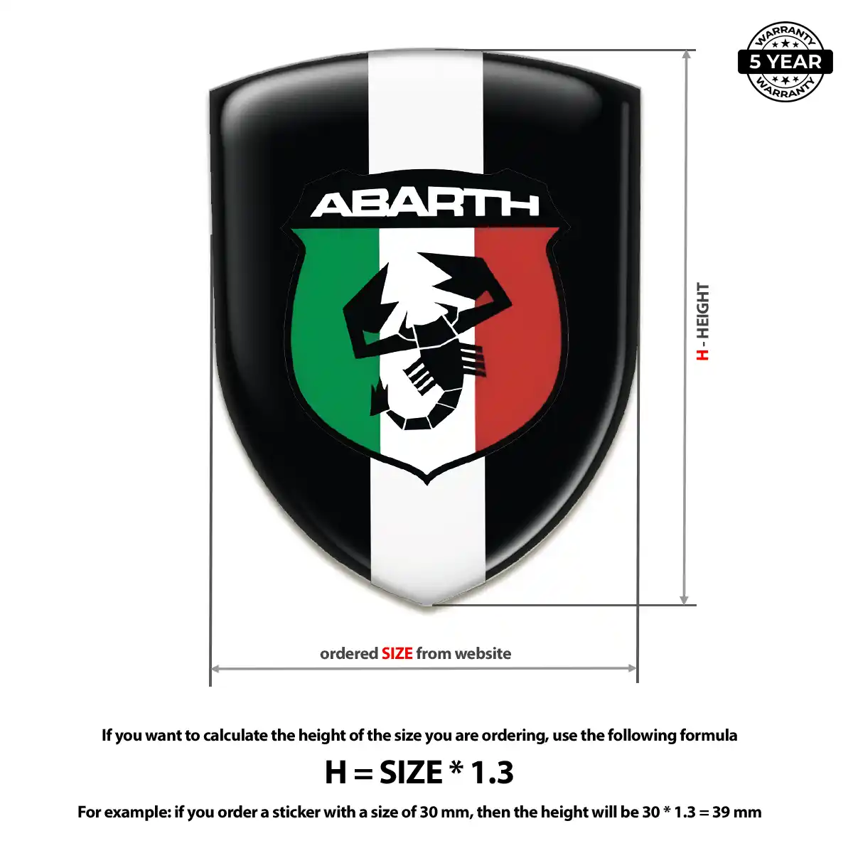 Abarth Badge Interior Luxe