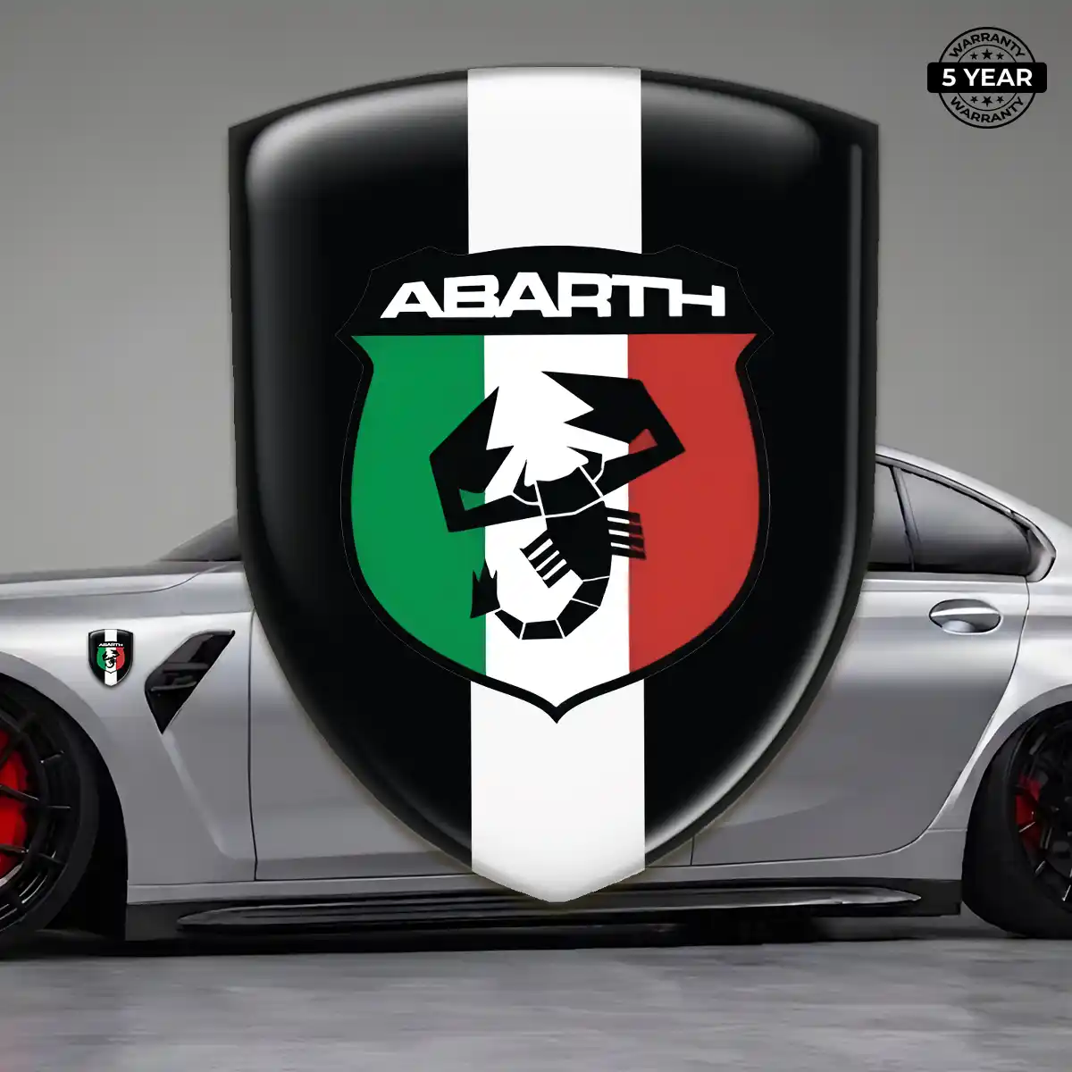 Abarth Badge Interior Luxe