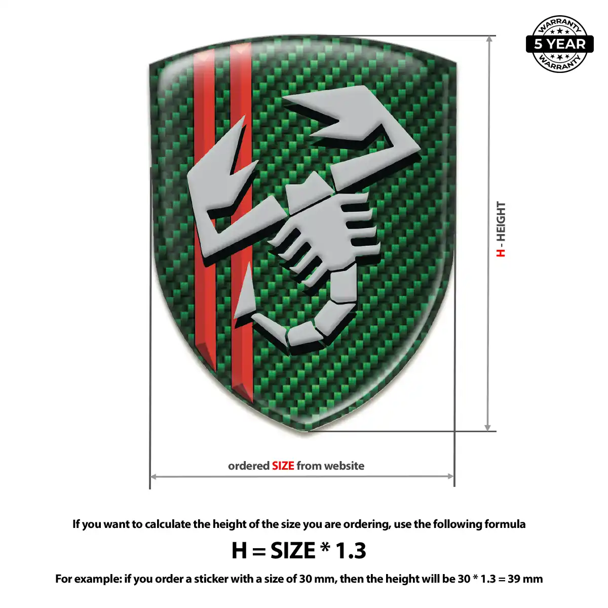 Abarth Badge Outer Style