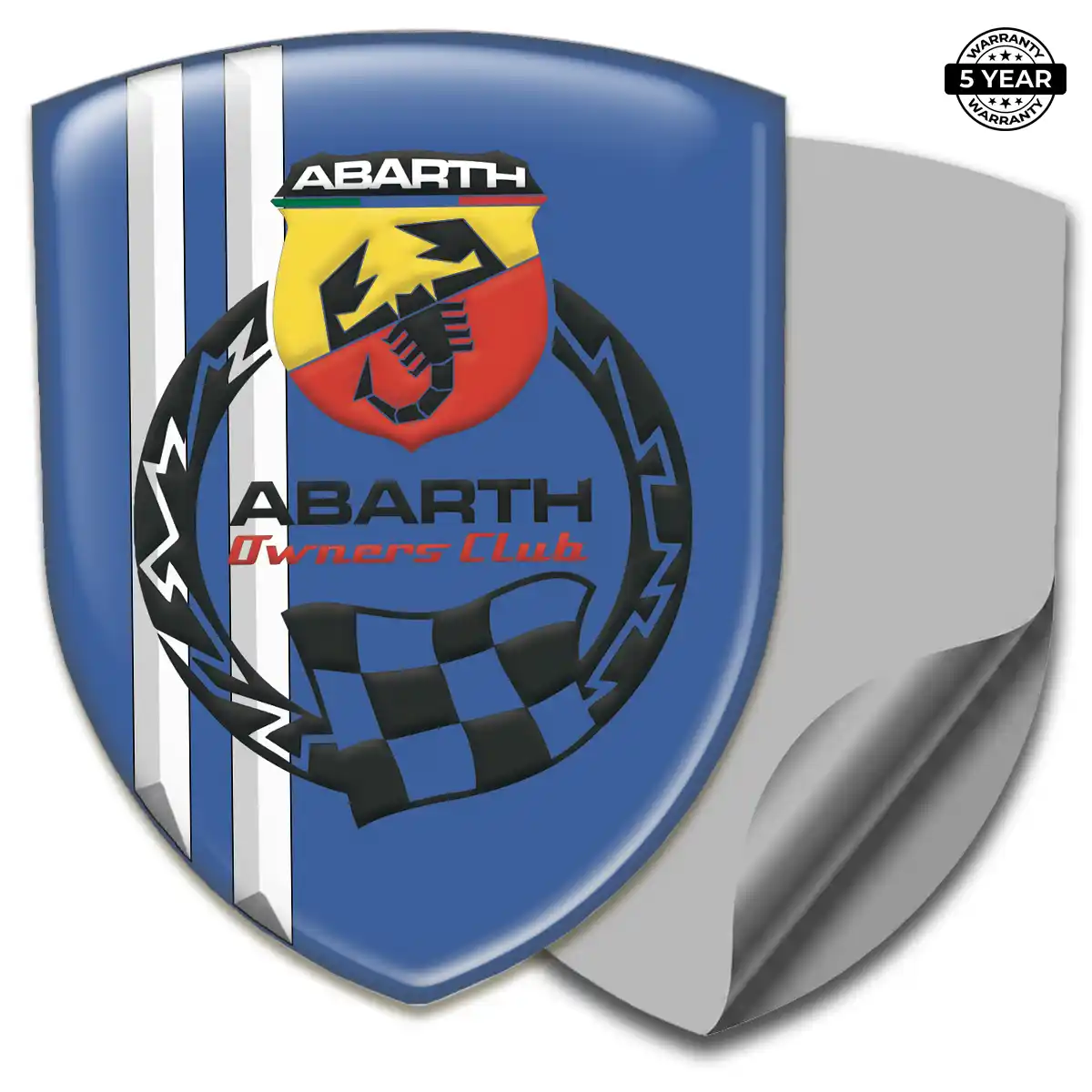 Abarth Badge Resin Luxe