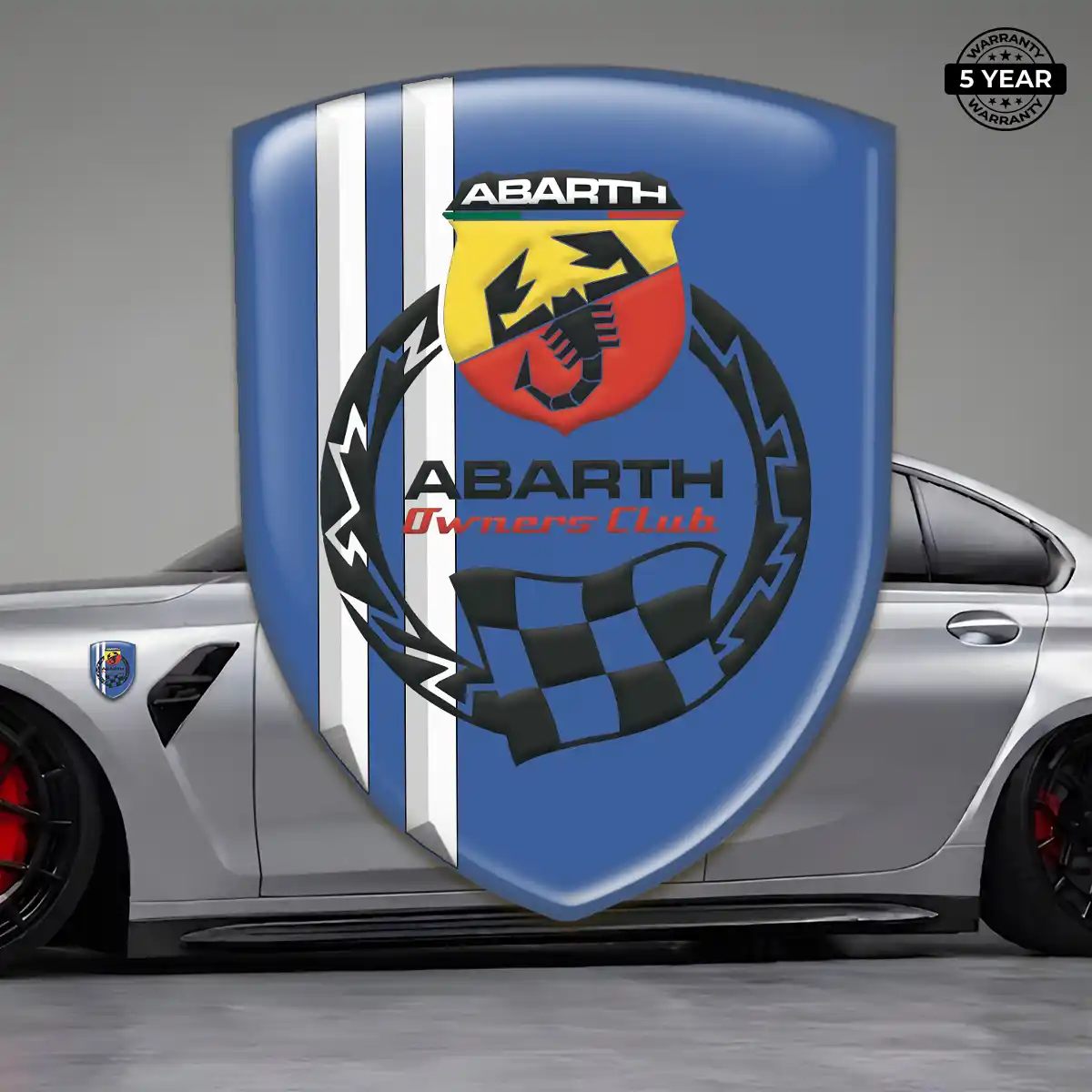 Abarth Badge Resin Luxe