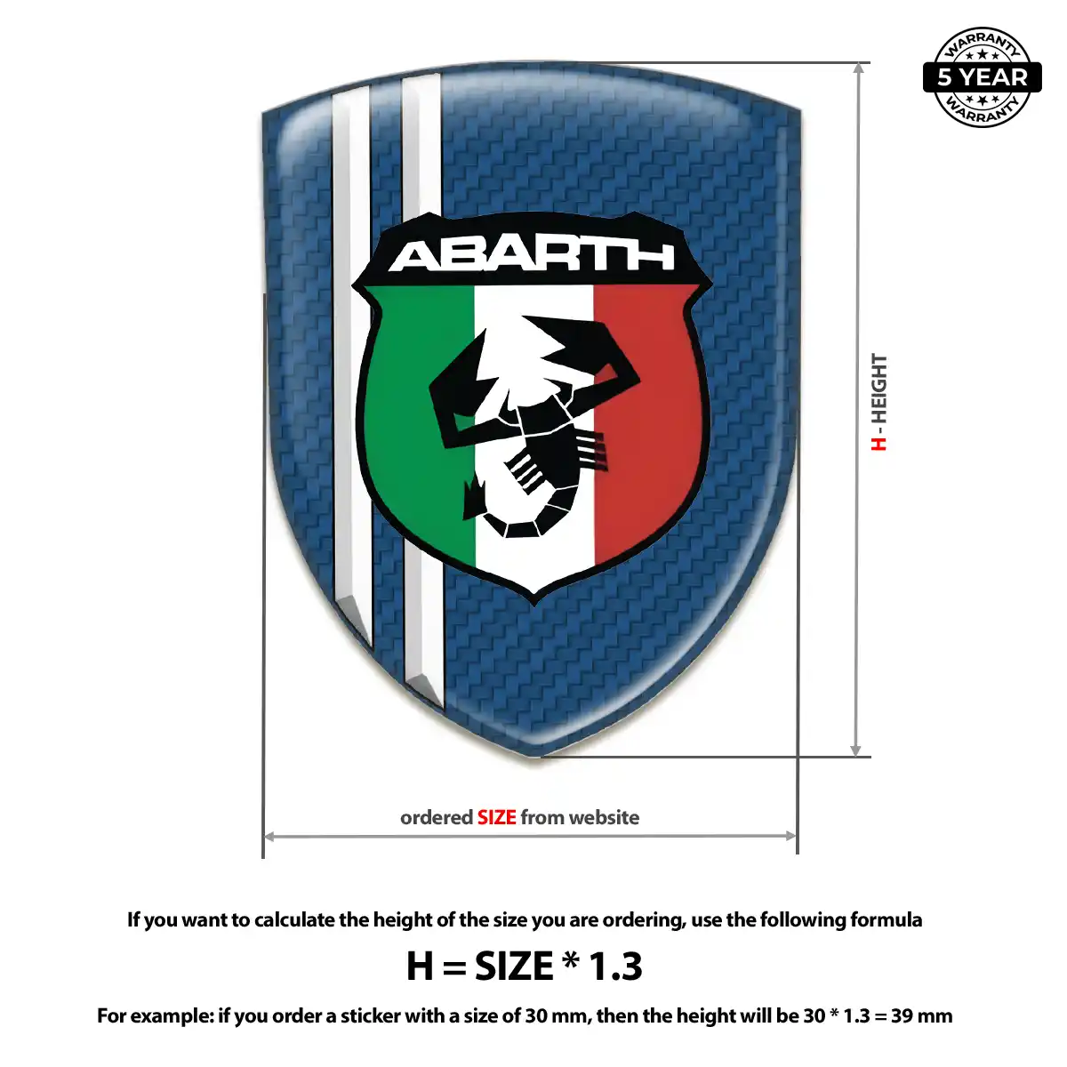 Abarth Badge Sleek Style
