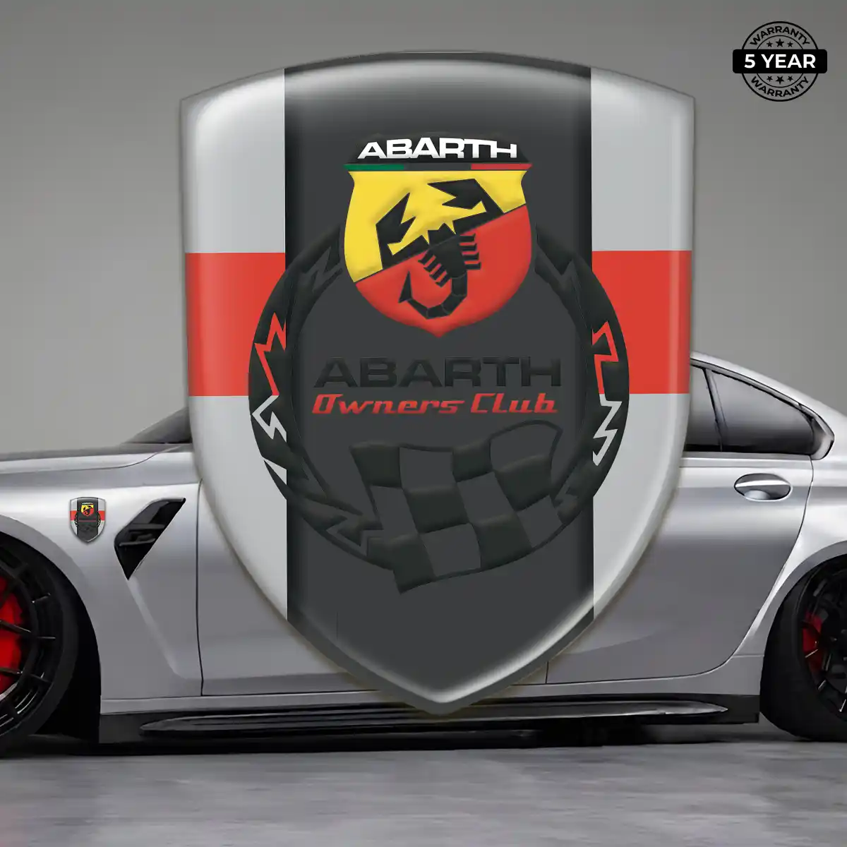 Abarth Car Badge Sticker Auto Tuning
