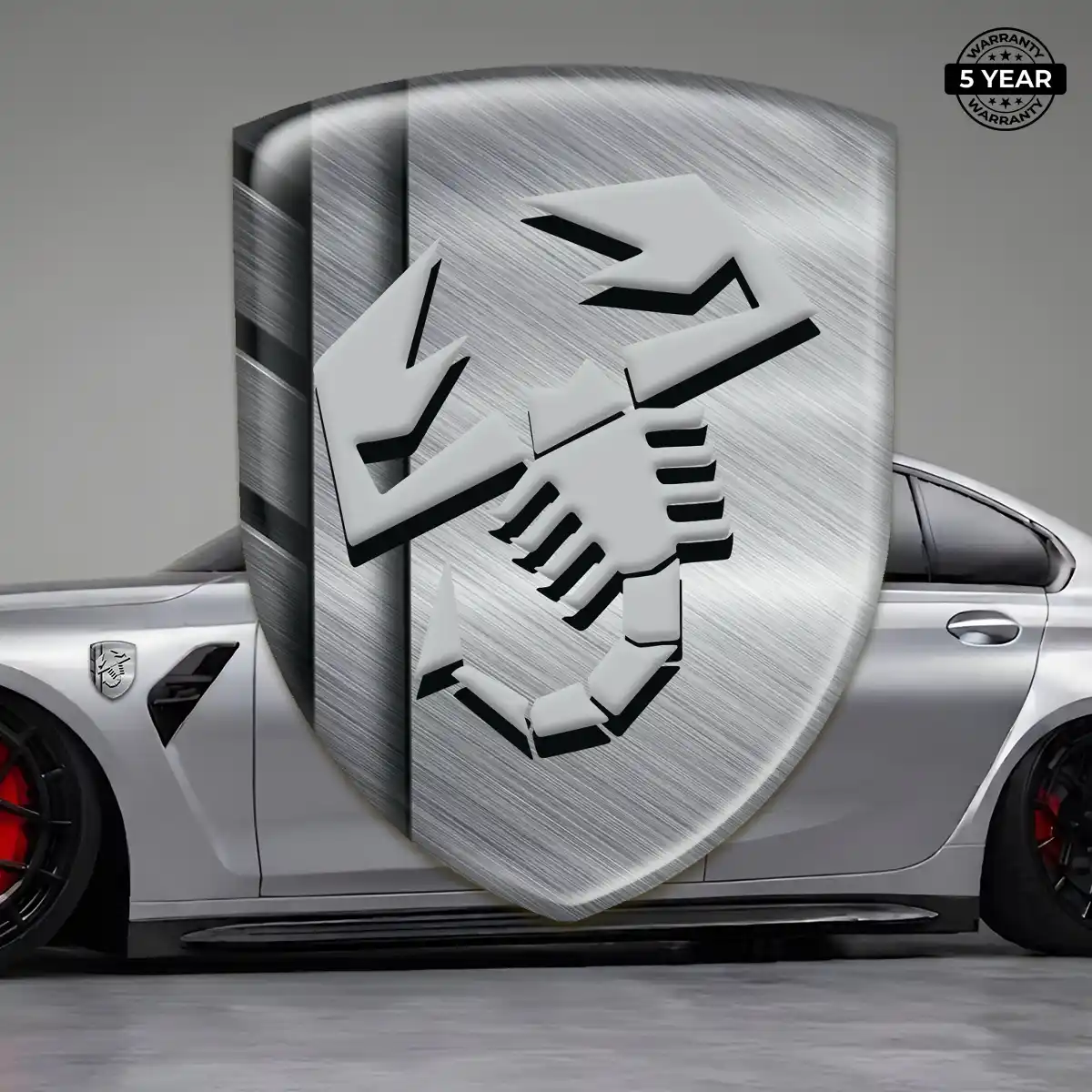 Abarth Car Badge Sticker Cabin Style