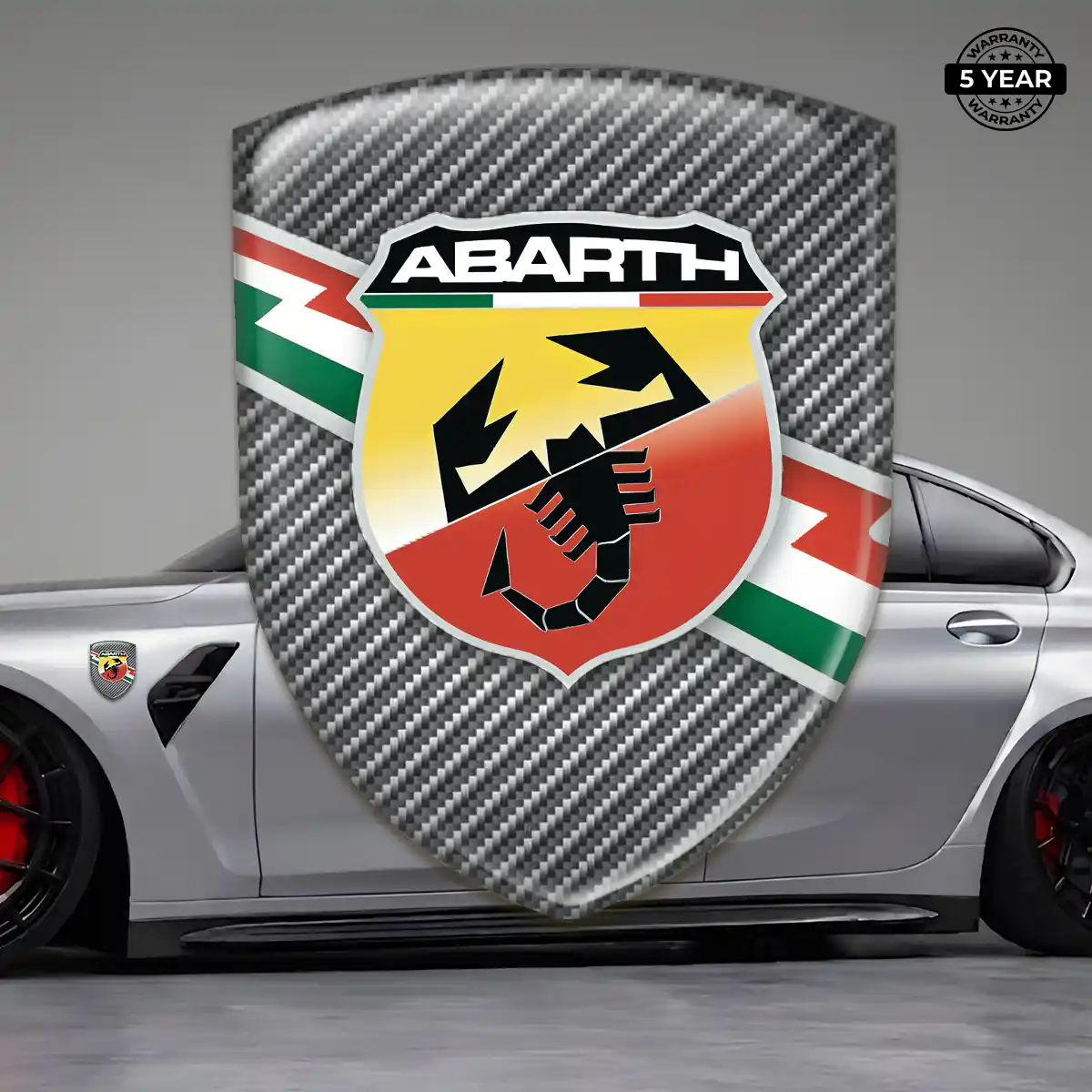 Abarth Car Badge Sticker Elite Edition