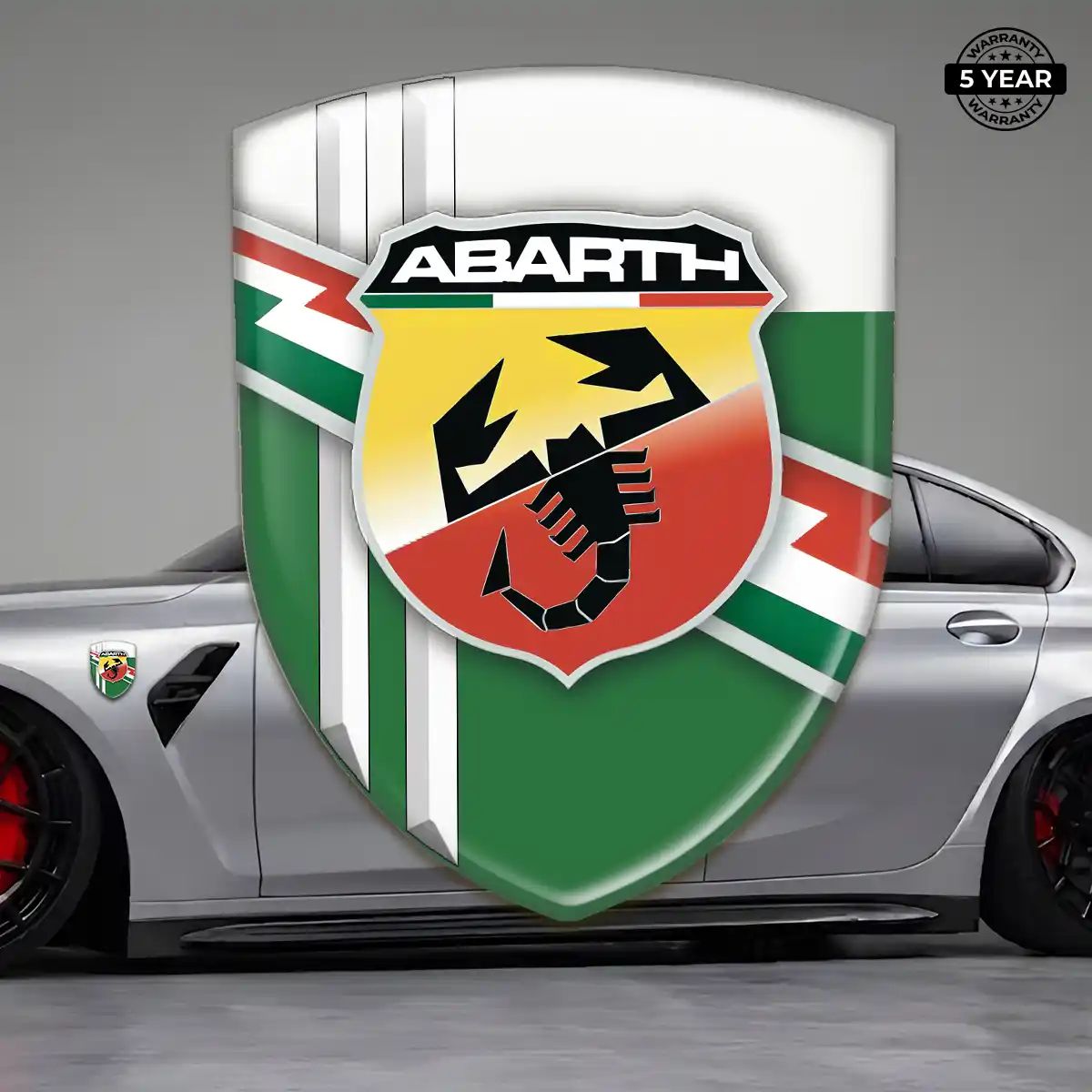 Abarth Car Badge Sticker Exterior Luxe