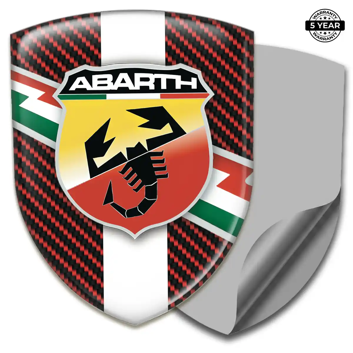 Abarth Car Badge Sticker Interior Elegance